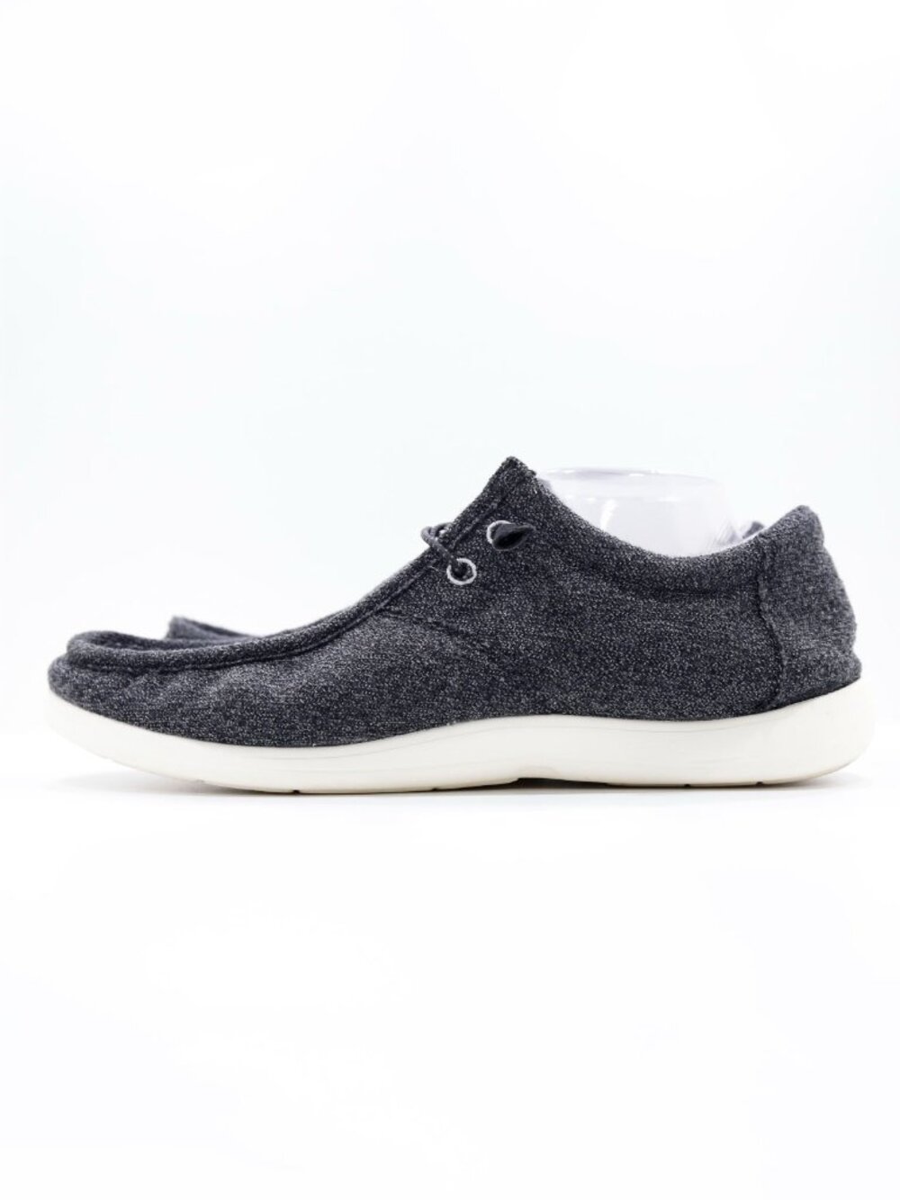 DayFive Carter Gray Black Knit Lightweight Casual Slip On Shoes - Men's 13